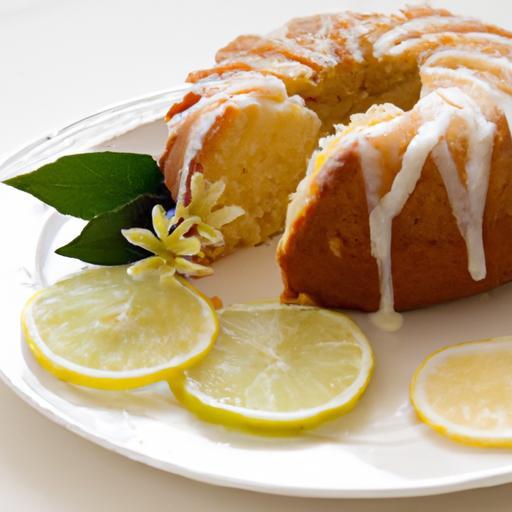 Zesty Lemon & Elderflower Cake: A Floral Citrus Delight