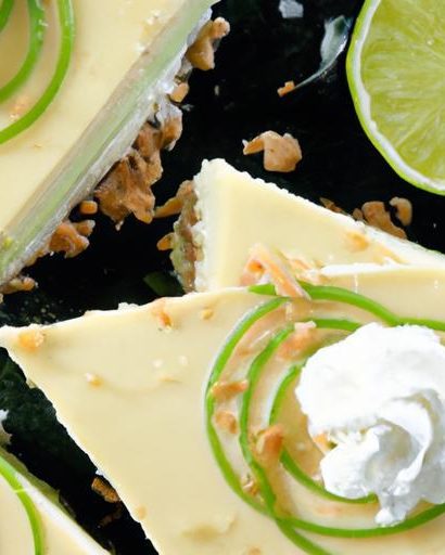 Zesty Key Lime Pie Bars: A Tangy Twist on a Classic Treat