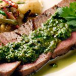 Savor Grilled Flank Steak Paired with Zesty Chimichurri Bliss