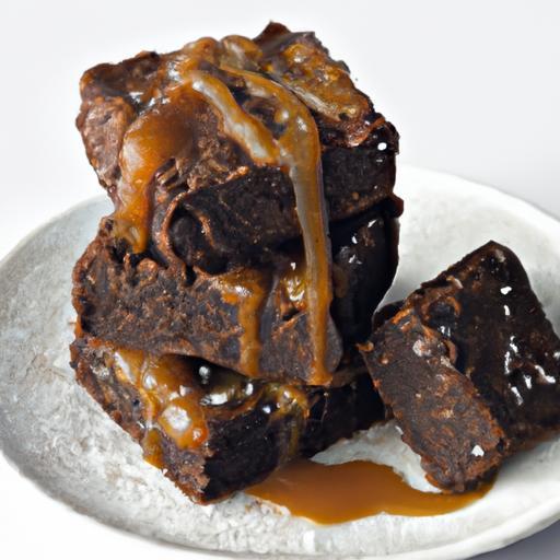 Decadent Fudgy Miso Caramel Brownies with Sea Salt Crunch