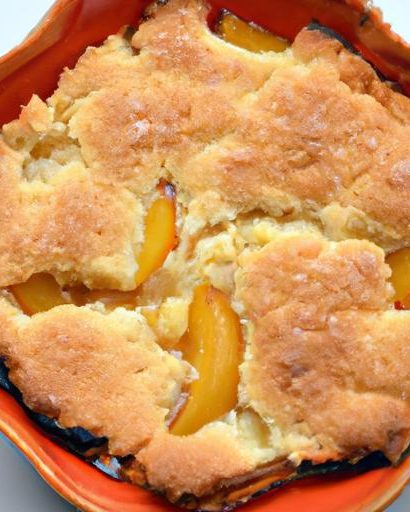 Easy Peach Cobbler Recipe with Irresistible Cake Mix Topping