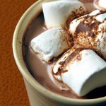 Indulge in Creamy Hot Chocolate with Fluffy Marshmallows
