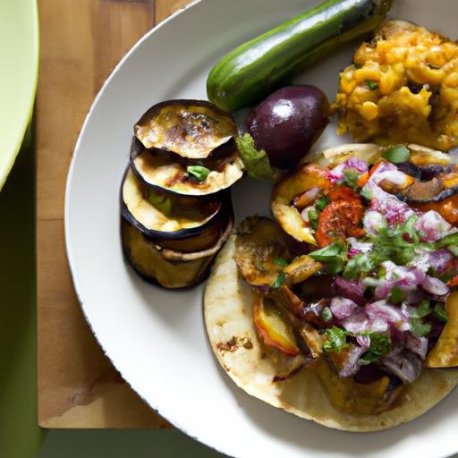 Miso-Glazed Eggplant Tacos with Zesty Corn Salsa Delight