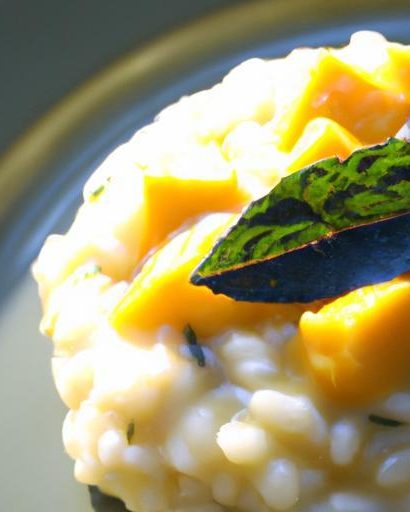 Cozy Up with Creamy Butternut Squash Risotto and Sage