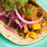 Savor Vegan Teriyaki Jackfruit Tacos with Crunchy Slaw