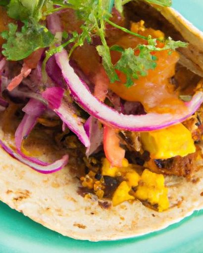 Savor Vegan Teriyaki Jackfruit Tacos with Crunchy Slaw