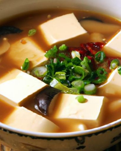 Savor the Warmth: Hearty Hot and Sour Soup with Tofu & Mushrooms