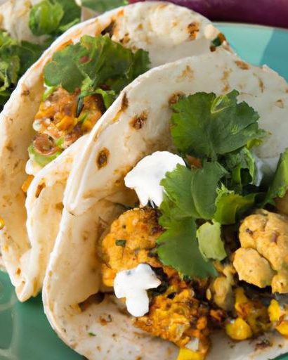 Bold & Flavorful: Roasted Cauliflower Tacos with Chipotle Aioli