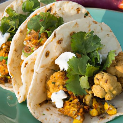 Bold & Flavorful: Roasted Cauliflower Tacos with Chipotle Aioli