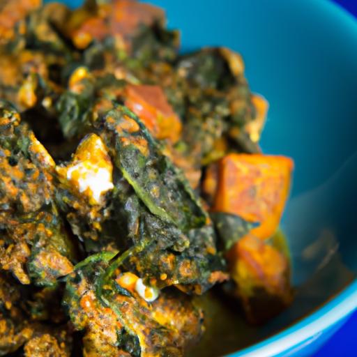 Light⁣ & Lush: Low-Cal Sweet Potato Spinach Coconut Curry