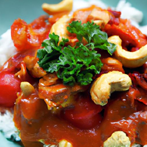 Velvety Tomato Cashew Chicken Curry: Tikka Masala Twist