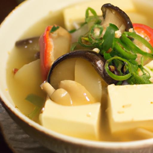 Savor the Comfort: Hearty Hot & Sour Soup with Tofu and Mushrooms