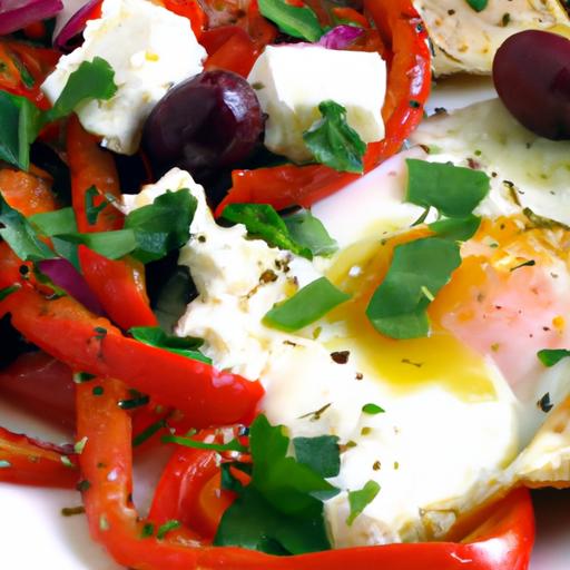 Shakshuka Delight: Feta & Cilantro's Flavorful Twist