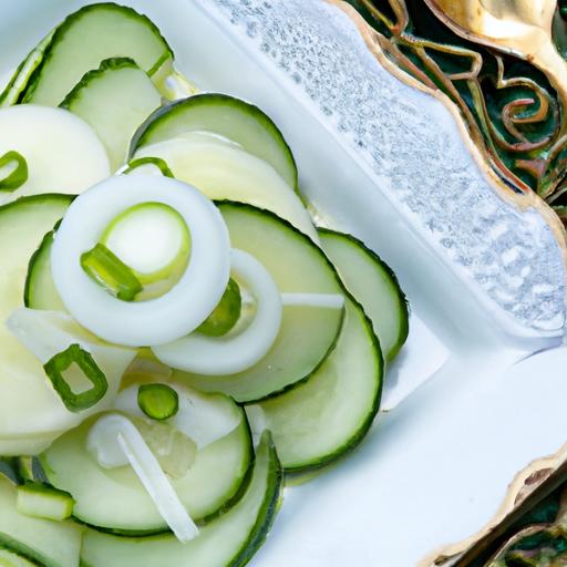 Refreshing Creamy Cucumber and Onion Salad Recipe Unveiled