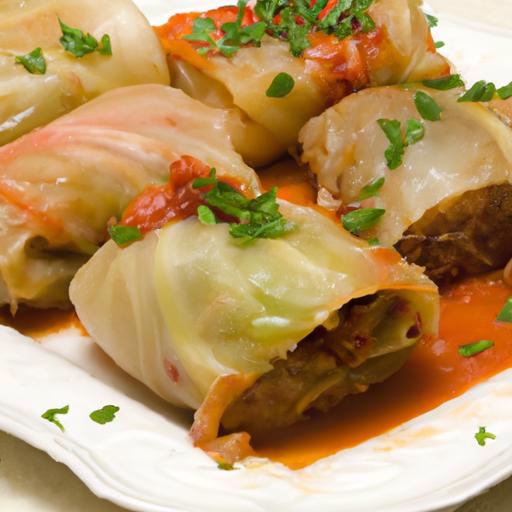 Hearty Old-Fashioned Stuffed Cabbage Rolls with Ground Beef