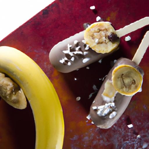 Chilled Banana Pops: chocolate & Nutty Frozen Delights