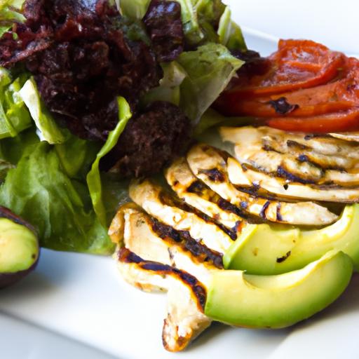Fresh⁤ Flavor Fusion:⁢ Grilled ⁣Chicken ⁤& Avocado Caprese salad