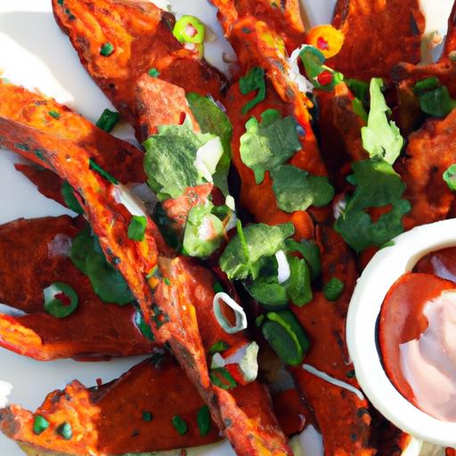 Spice up Snack ‍Time​ with​ Gochujang Sweet⁣ Potato Nachos