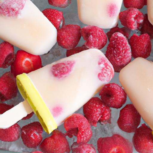 Refreshing Raspberry & Coconut milk Popsicles Recipe Delight