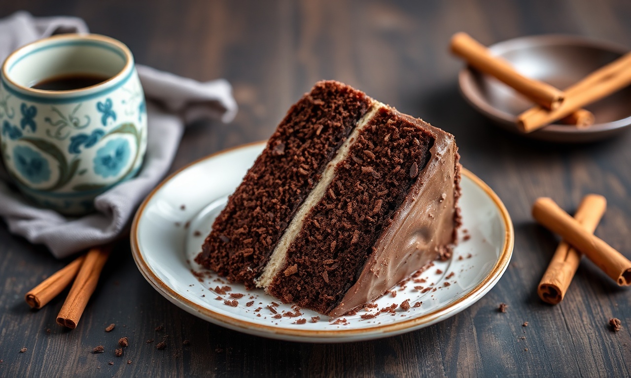 كيك شوكولاتة مكسيكي مع قرفة وكايين، حلاوة حارة لذيذة وشهية، Mexican Chocolate Cake with Cinnamon & Cayenne