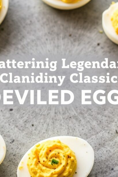 Mastering legendary deviled eggs: timeless recipe twist.