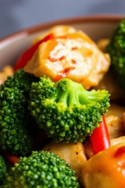 Quick chicken broccoli stir-fry recipe, flavorful and fast.