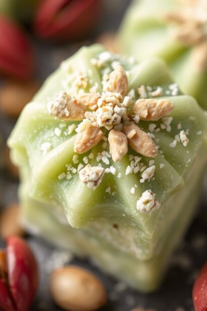 Enchanting Turkish delight: rosewater and pistachio bliss recipe.