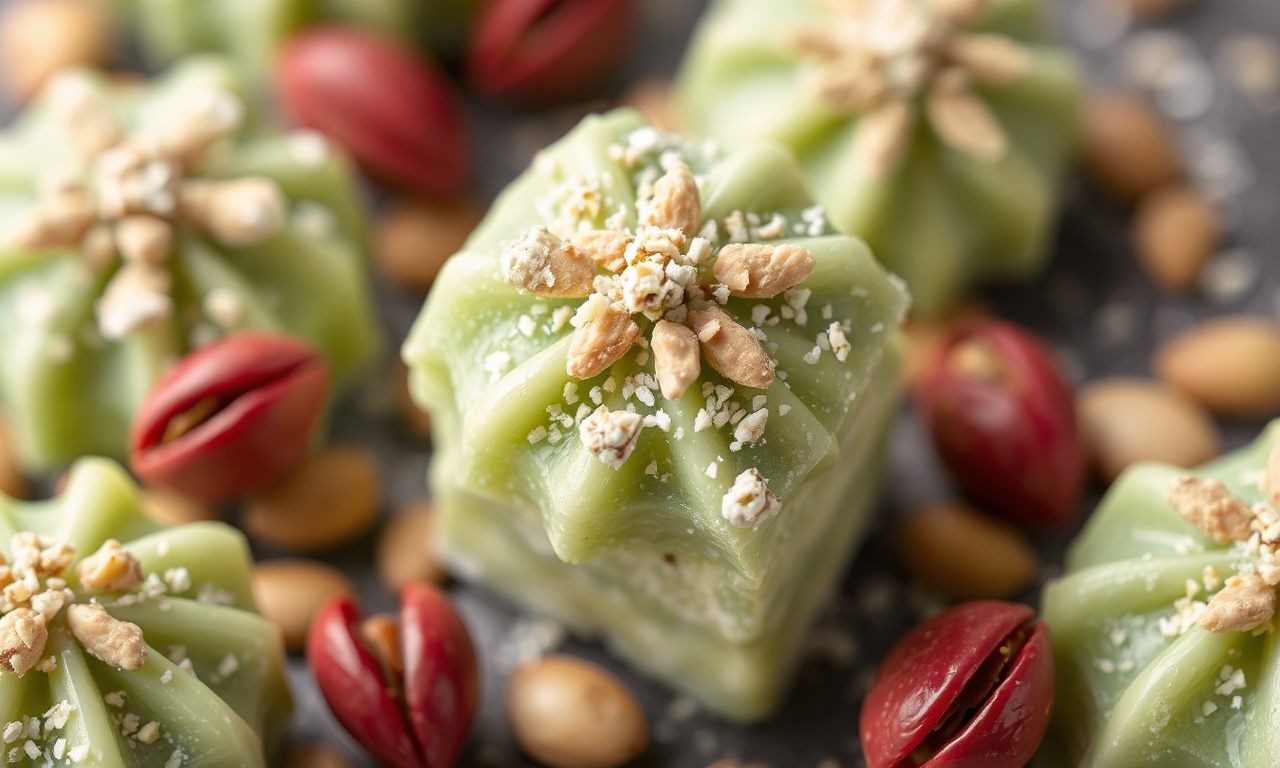 Enchanting Turkish delight: rosewater and pistachio bliss recipe.