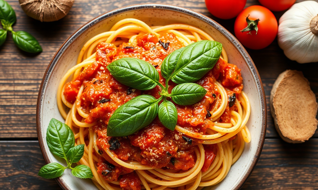Classic Pasta Puttanesca: bold, tangy tomato delight recipe.