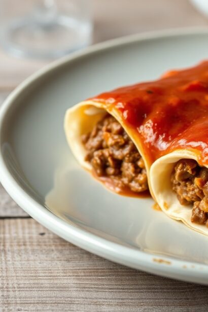 Authentic classic beef enchiladas, cheesy and delicious, homemade comfort food.