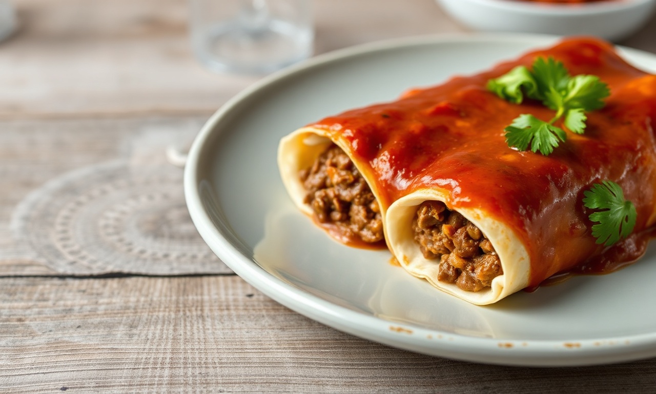 Authentic classic beef enchiladas, cheesy and delicious, homemade comfort food.