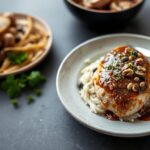 Easy creamy chicken Marsala recipe in 20 minutes.