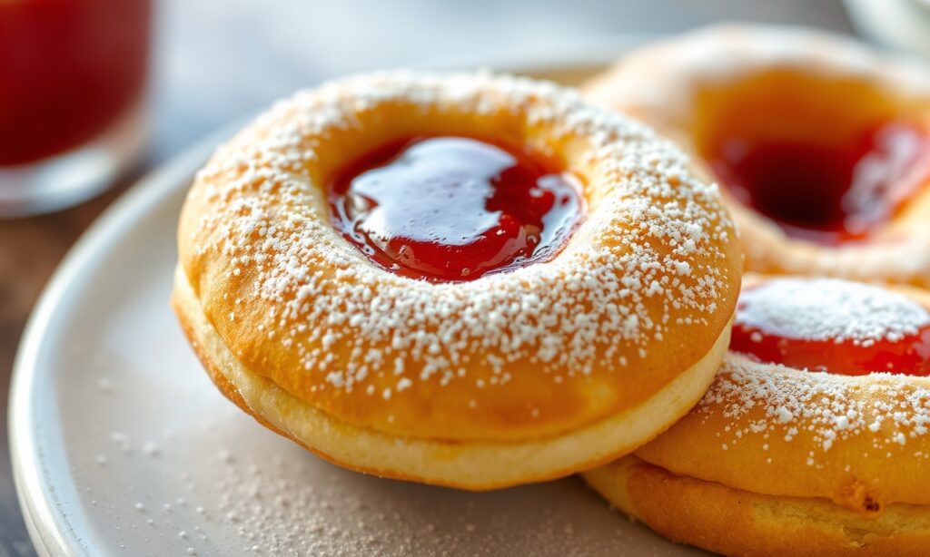 Perfect Homemade Berliner Pfannkuchen, a sweet Berlin pastry.