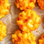 Crispy mac and cheese bites, a delicious comfort snack.