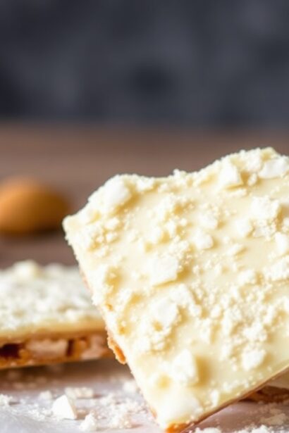 Sweet coconut cashew brittle, a delicious homemade treat.