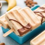 Delicious healthy frozen banana pops recipe.