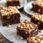 Decadent German chocolate brownies: a rich, sweet fusion delight.