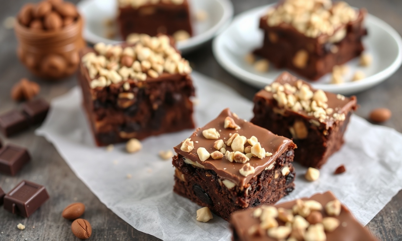 Decadent German chocolate brownies: a rich, sweet fusion delight.