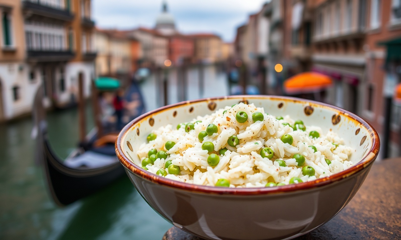 Risi Bisi: Venice's creamy pea and rice delight recipe.