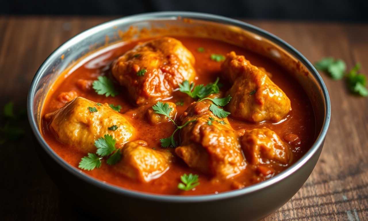 Effortless Indian Butter Chicken: creamy Murgh Makhani recipe.