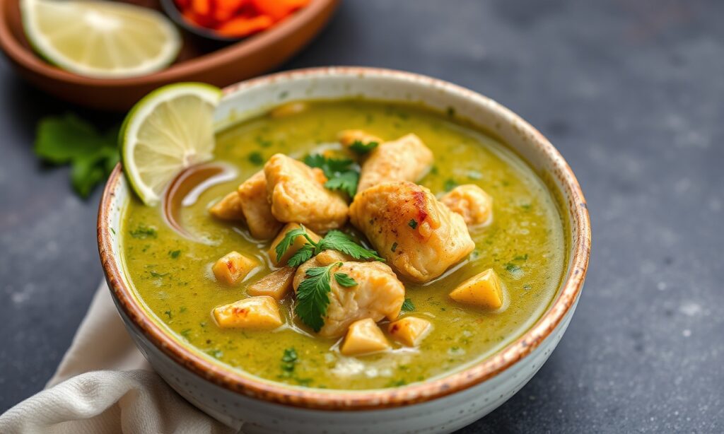 Quick Thai Green Curry with chicken recipe: bold flavor, fast.
