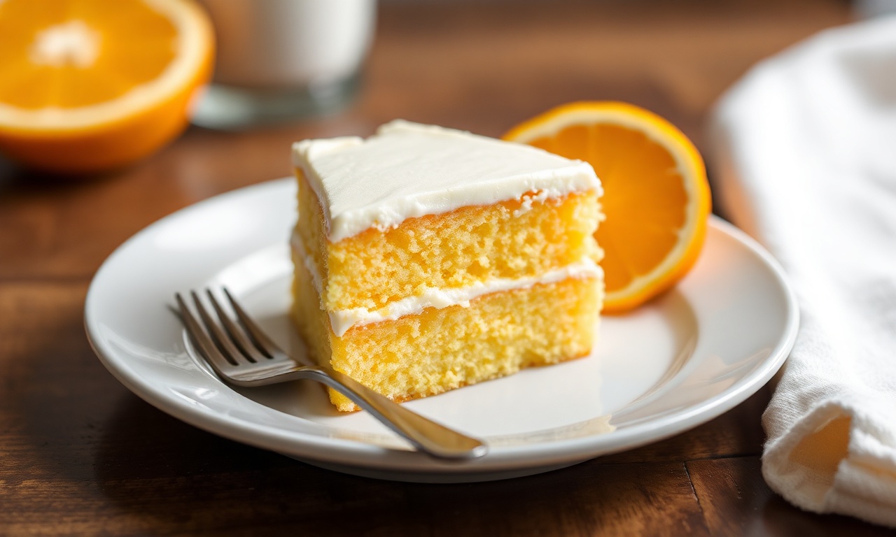Making perfect orange creamsicle cake recipe and tips.