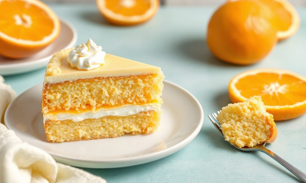 Making perfect Orange Creamsicle cake recipe for nostalgic dessert lovers.