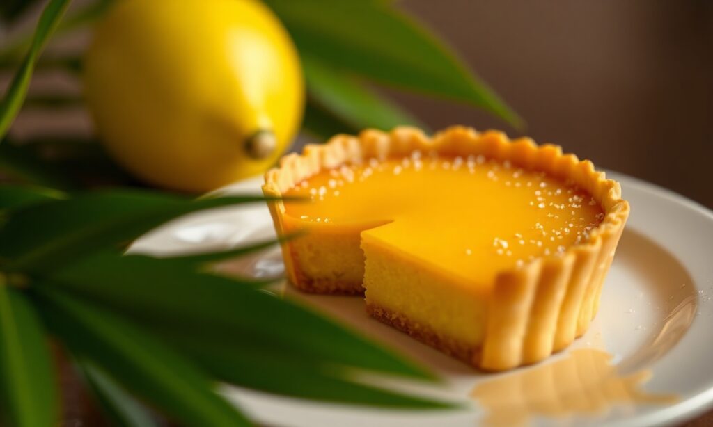 Irresistible charm: Golden quindim tarts with glossy, luscious surface.
