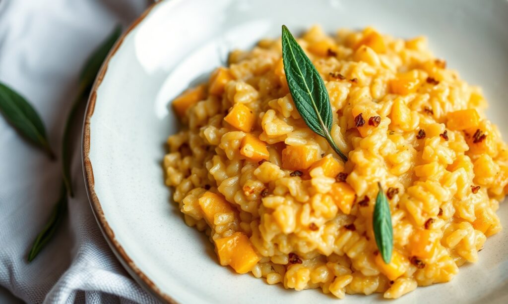 Delicious Easy Butternut Squash Risotto: creamy comfort food.