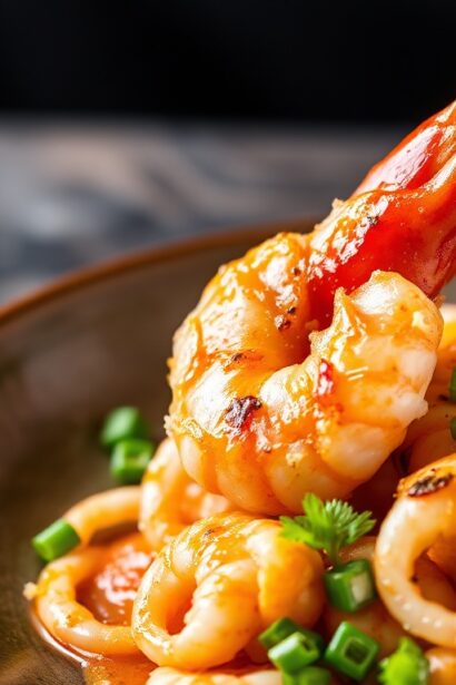 Quick chili garlic shrimp recipe, ready in 15 minutes.