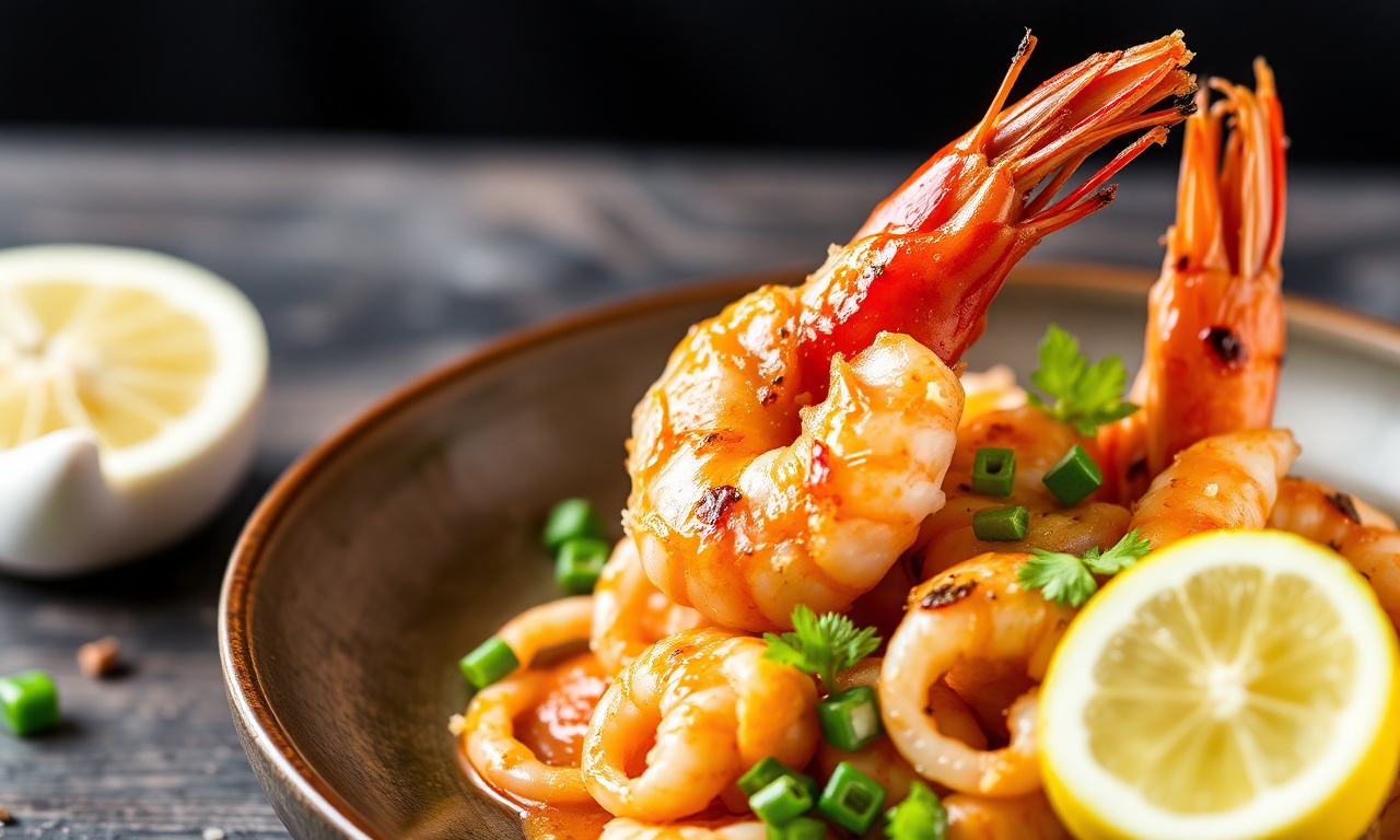 Quick chili garlic shrimp recipe, ready in 15 minutes.