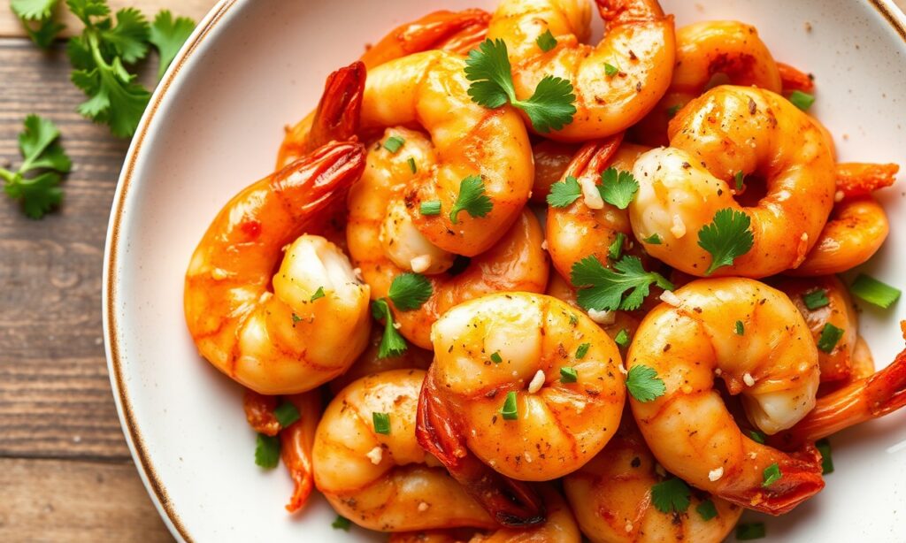 Quick Chili Garlic Shrimp recipe; easy dinner staple.