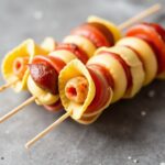Delicious easy antipasto tortellini skewers appetizer recipe.