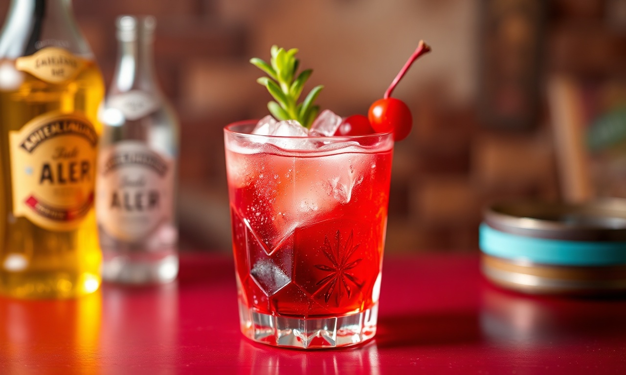 Perfect Classic Shirley Temple drink recipe.